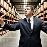 **

A supply chain manager conducting an orchestra. Various instruments represent different aspects of the supply chain (suppliers, transportation, warehouse, etc.). The manager is using a baton to direct the flow, emphasizing the need for coordination and harmony. Focus on a slightly surreal, artistic interpretation of the supply chain.

**