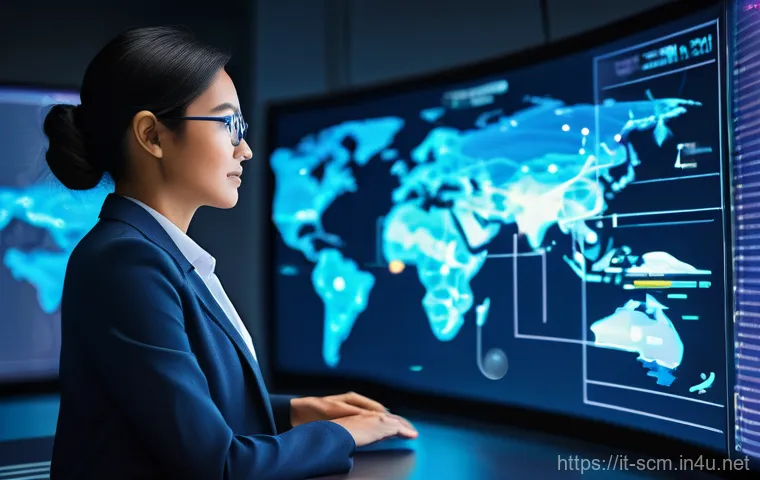 공급망관리와 데이터 분석 활용 - **Prompt for Image Generation: Resilient Global Logistics with AI Integration**

    A dynamic and f...
