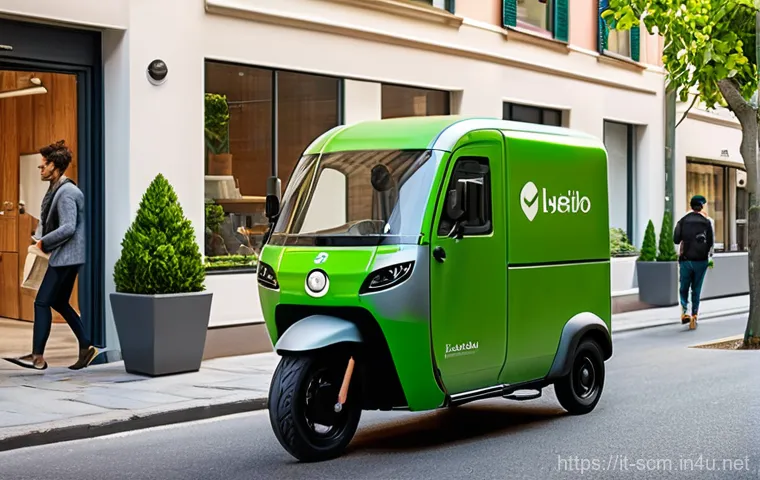 공급망관리와 데이터 분석 활용 - **Prompt for Image Generation: Automated Green Warehouse of the Future**

    An ultra-modern, spaci...