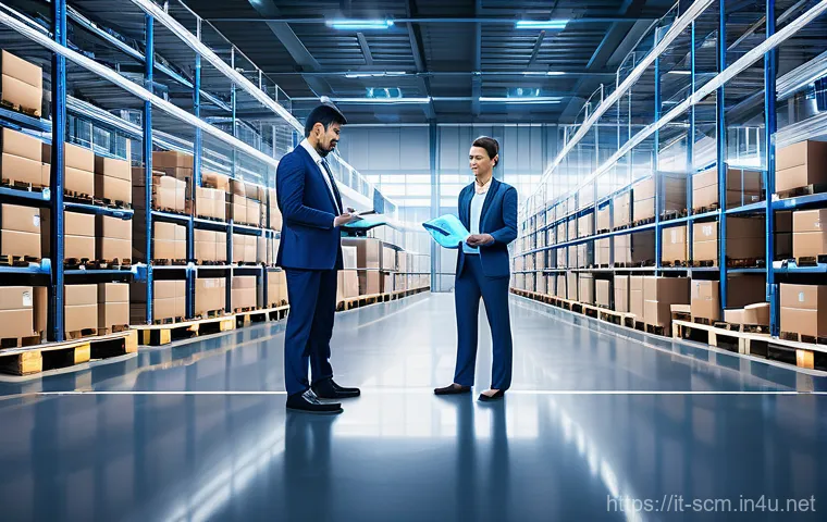 공급망관리 자격증 종류와 차이점 - A confident, diverse professional (could be of Italian or European descent, wearing smart business c... 공급망관리 자격증 종류와 차이점 - A confident, diverse professional (could be of Italian or European descent, wearing smart business c...