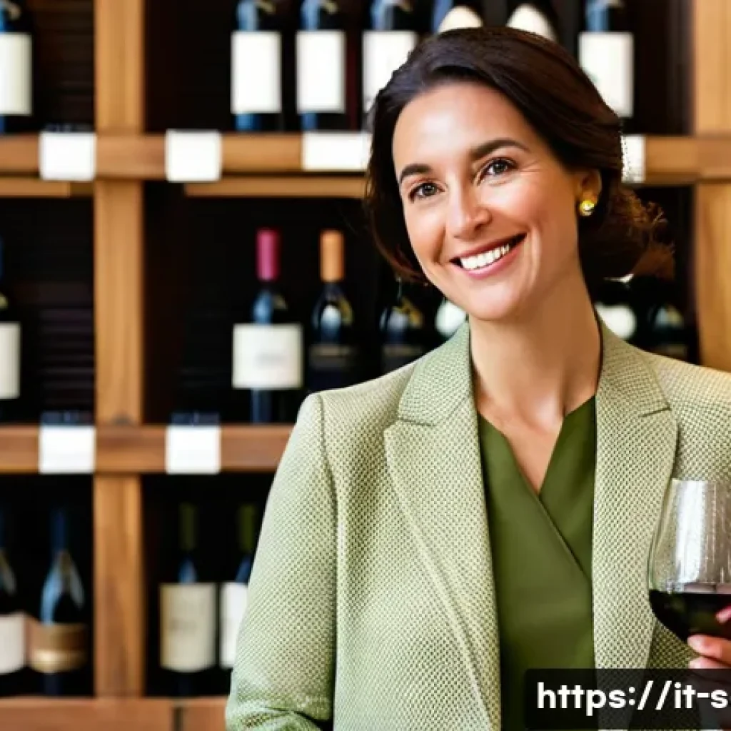 SCM과 블록체인 기술 활용 - **Prompt 1: Product Authenticity and Traceability of Italian Wine**
"A sophisticated Italian wom...
