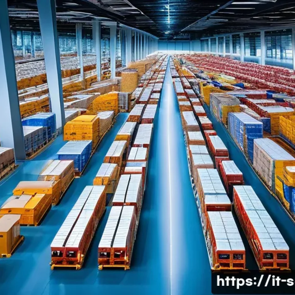 공급망관리 실습과 학습 자료 - **Prompt: Digital Heart of Italian Logistics**
A panoramic, brightly lit, and highly advanced lo...