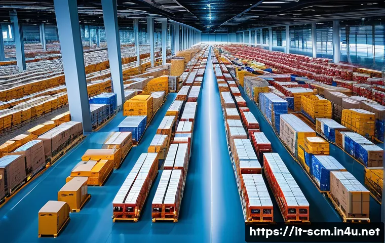공급망관리 실습과 학습 자료 - **Prompt: Digital Heart of Italian Logistics**
    A panoramic, brightly lit, and highly advanced lo...