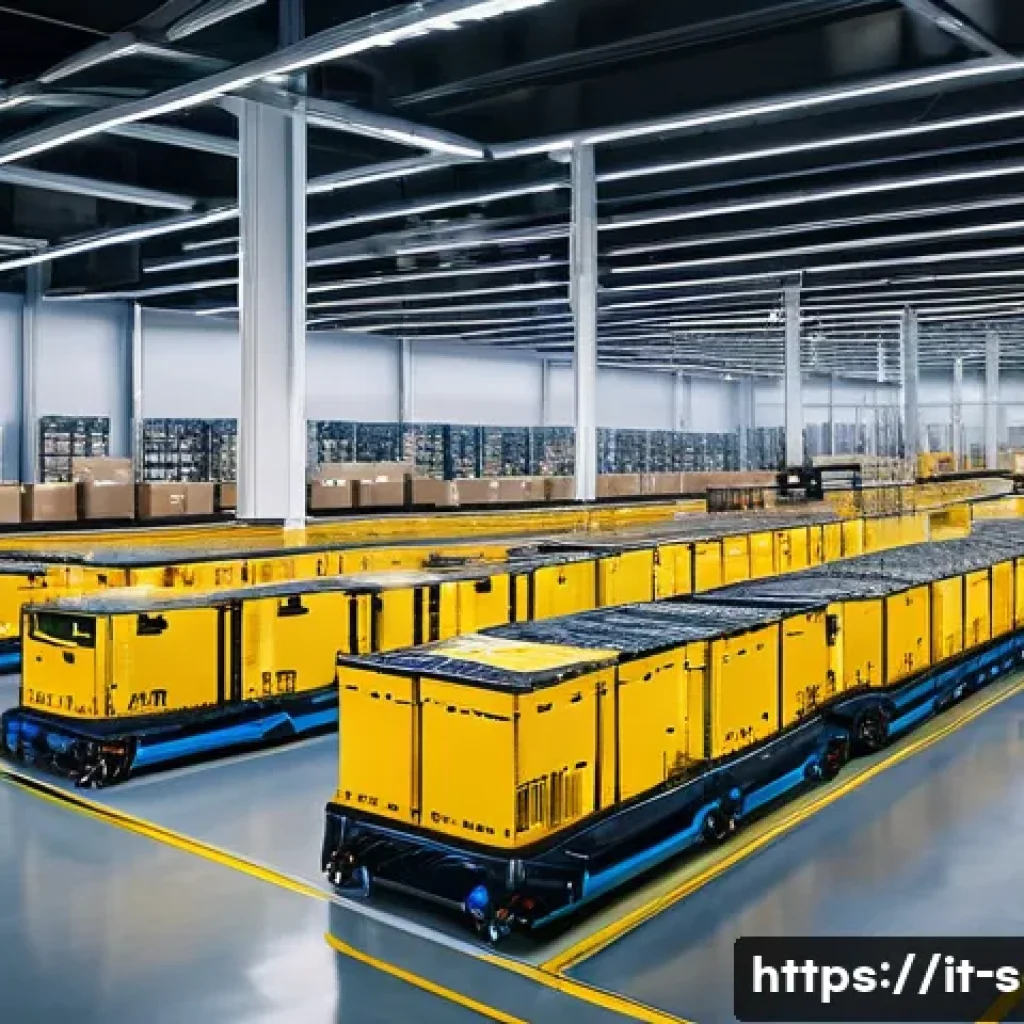 SCM와 글로벌 물류 최적화 사례 - **Prompt 1: Modern Italian Logistics Hub with Advanced Automation**
    "A brightly lit, futuristic ...