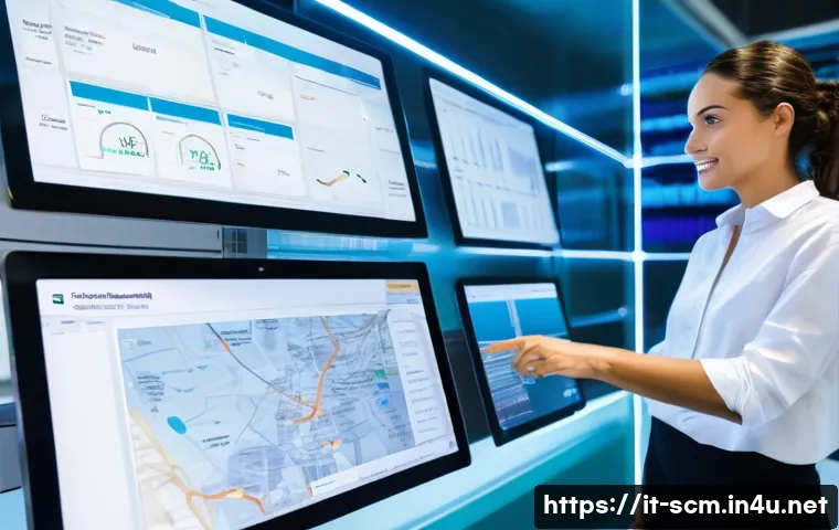 SCM 전문가들이 추천하는 도구 - **Prompt for Digital Transformation & AI in an Italian context:**
"A modern, well-lit control ro...
