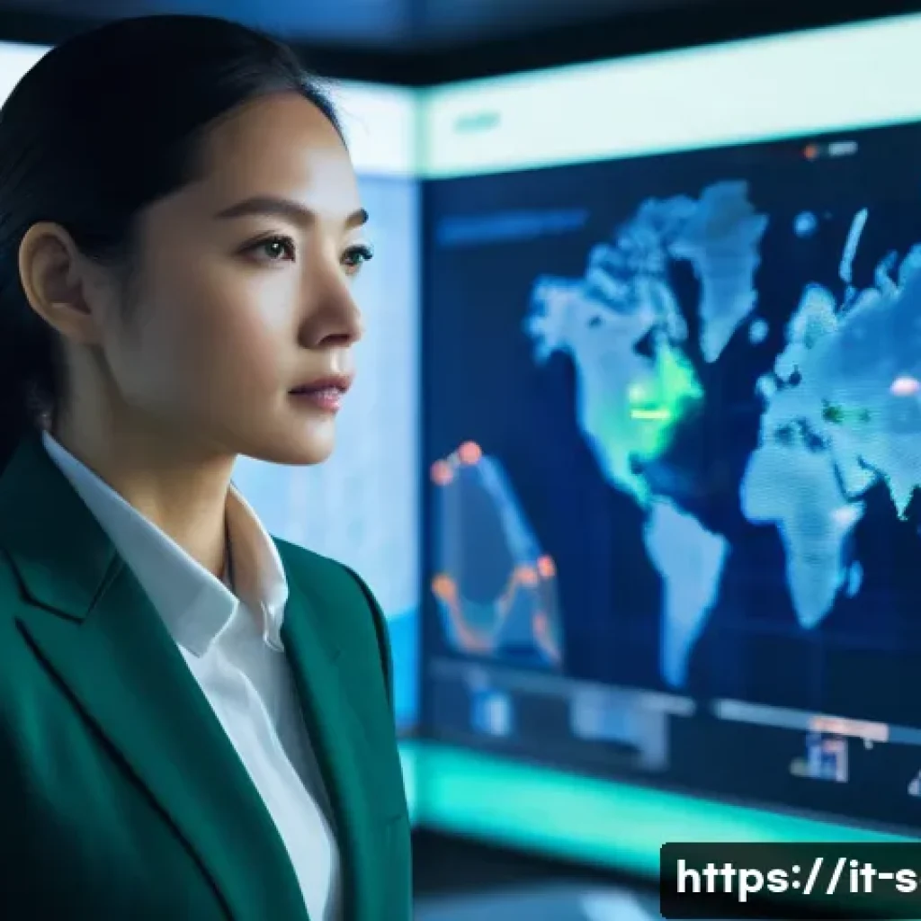 공급망관리와 AI 기술의 접목 - **Prompt 1: The AI-Powered Demand Forecasting Hub**
    "A sophisticated, high-tech control room bat...